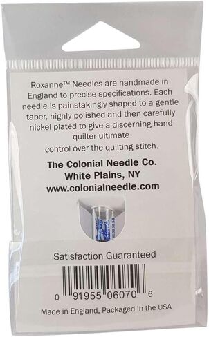 Roxanne Needles Quilting/Betweens Large Eye Sz12 50pc in Kuwait