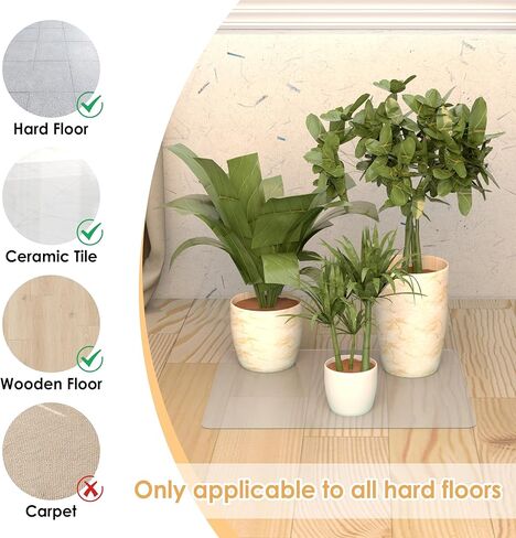 Chair Mat for Hardwood Floors,19x 24 Inches, Office Chair Mat for Carpet with Anti-Fatigue Foam Layer, Non-Slip Desk Mat for Computer Desk in Kuwait