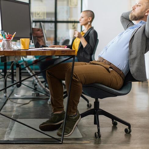 Chair Mat for Hardwood Floors,19x 24 Inches, Office Chair Mat for Carpet with Anti-Fatigue Foam Layer, Non-Slip Desk Mat for Computer Desk in Kuwait