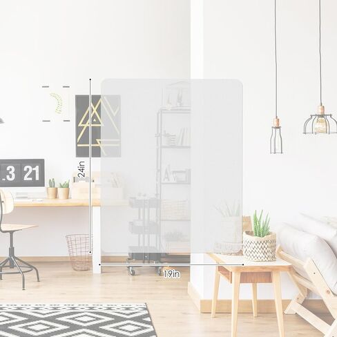 Chair Mat for Hardwood Floors,19x 24 Inches, Office Chair Mat for Carpet with Anti-Fatigue Foam Layer, Non-Slip Desk Mat for Computer Desk in Kuwait