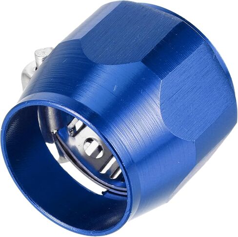 X AUTOHAUX 5 Pcs AN10 Hex Car Hose Finisher Flexible Rubber Pipe Clamp with Screw Band Adapter Fitting for Oil Fuel Water Tube Silver Tone in Saudi Arabia