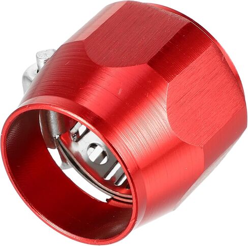 X AUTOHAUX 5 Pcs AN10 Hex Car Hose Finisher Flexible Rubber Pipe Clamp with Screw Band Adapter Fitting for Oil Fuel Water Tube Silver Tone in Saudi Arabia