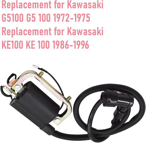 waltyotur Motorcycle Ignition Coil Replacement for Kawasaki G5100 KE100 G5 100 1972-1975 KE 100 1986-1996 in Saudi Arabia