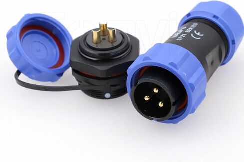 Eonvic Weipu SP21 3 Pin Panel Mount Aviation Plug Socket Waterproof IP68 Connector Cable Industrial Circular Solar Electrical Connector in Saudi Arabia