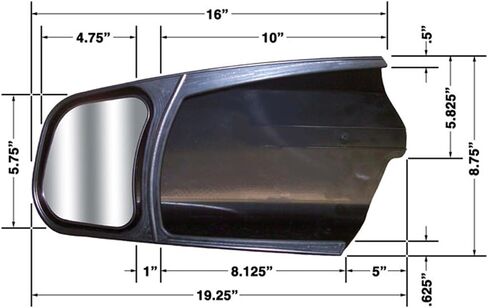 CIPA 11300 Custom Towing Mirror - Toyota, Pair in Saudi Arabia