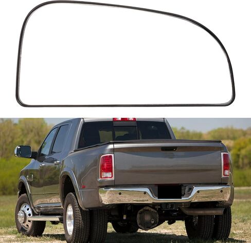 Dasbecan 68067731AA Left Driver Side Lower Tow Mirror Glass Compatible with Dodge Ram 1500 2500 3500 4500 5500 2009-2020 Non-Heated Convex Mirror with Holder Repalce CH1324125 in Saudi Arabia