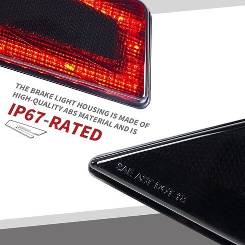 LED Tail lights Compatible with 2020-2024 Polaris RZR PRO XP/ XP4, 2022-2024 RZR PRO R/RZR TURBO R Accessories Rear Smoked Black Taillights Brake Stop Tail Lamps 2PCS in Saudi Arabia