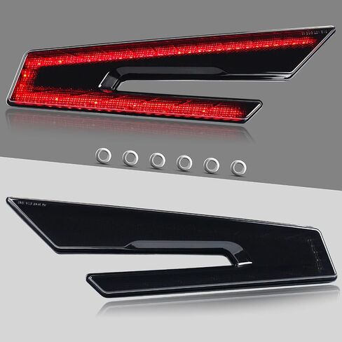 LED Tail lights Compatible with 2020-2024 Polaris RZR PRO XP/ XP4, 2022-2024 RZR PRO R/RZR TURBO R Accessories Rear Smoked Black Taillights Brake Stop Tail Lamps 2PCS in Saudi Arabia