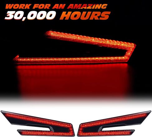 LED Tail lights Compatible with 2020-2024 Polaris RZR PRO XP/ XP4, 2022-2024 RZR PRO R/RZR TURBO R Accessories Rear Smoked Black Taillights Brake Stop Tail Lamps 2PCS in Saudi Arabia