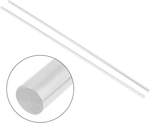 2pcs Linear Motion Rods, 8mm x 600mm Stainless Steel Cylinder Rail Linear Motion Rod Shaft Guide for Linear Motion, Automatic Machinery, Injection Molding Machine in Saudi Arabia