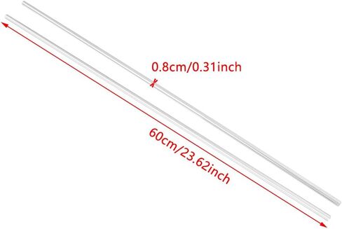 2pcs Linear Motion Rods, 8mm x 600mm Stainless Steel Cylinder Rail Linear Motion Rod Shaft Guide for Linear Motion, Automatic Machinery, Injection Molding Machine in Saudi Arabia