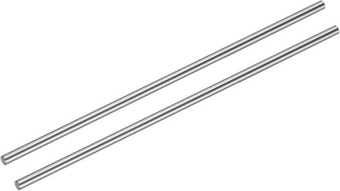 uxcell 2 Pcs Linear Motion Rod Shaft Guide 8mm x 320mm (0.315" x 12.6") Case Hardened Steel Chrome Plated, Metric Linear Rail Rod for 3D Printer, CNC Machine in Kuwait