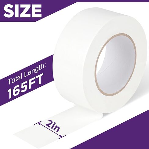 شريط عزل الطقس للنافذة أبيض، 2 بوصة × 165 قدم شريط عازل للطقس لمنع المطر والغبار البارد. مانع تسرب إطار النافذة، لا يترك بقايا، ذاتي اللصق in Kuwait