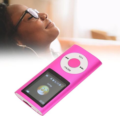 مشغل MP3، مشغل موسيقى رقمي، مشغل موسيقى بدون فقدان مع شاشة LCD رقمية كلاسيكية نحيفة 1.8، منفذ USB صغير، بلوتوث وجسم معدني للطلاب الجري والمشي in Saudi Arabia