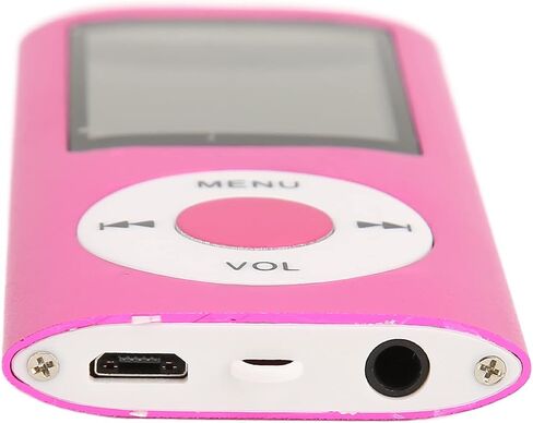 مشغل MP3، مشغل موسيقى رقمي، مشغل موسيقى بدون فقدان مع شاشة LCD رقمية كلاسيكية نحيفة 1.8، منفذ USB صغير، بلوتوث وجسم معدني للطلاب الجري والمشي in Saudi Arabia