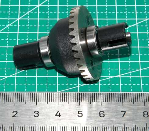 ترس تفاضلي متوافق مع 1/10 JLB Racing Cheetah Diff Gear Parts بدون فرش RC ملحقات السيارة ترقية الفولاذ استبدال EA1057 (أسود) in Kuwait