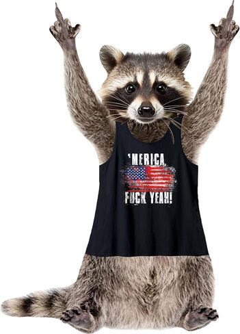ملصق STICKY DUDE Mullet USA Racoon Raccoon، ملصق سيارة لطيف راكون مضحك، 5 بوصات - صندوق تبريد من الفينيل على شكل كأس Yeti، ملصق مقاوم للماء، ملصق جداري للكمبيوتر المحمول في السيارة ونافذة ممتصة للصدمات in Saudi Arabia
