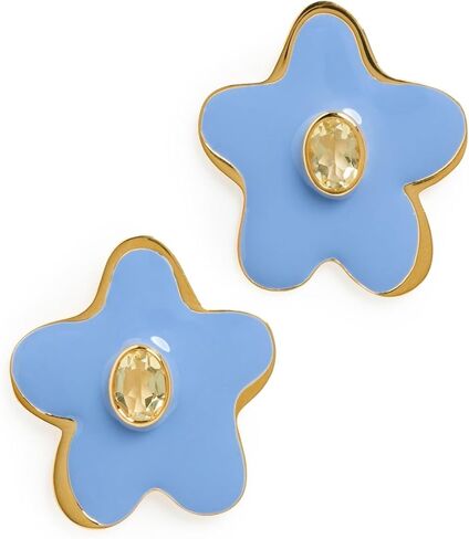 Women's Camilo Stud Earrings In Periwinkle in Kuwait