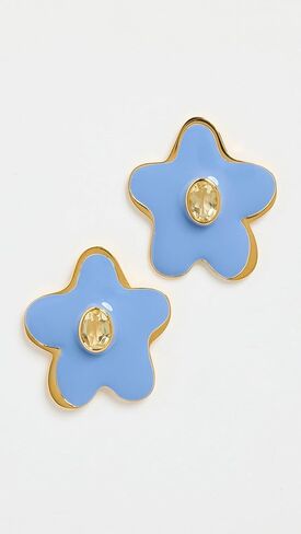 Women's Camilo Stud Earrings In Periwinkle in Kuwait
