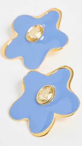 Women's Camilo Stud Earrings In Periwinkle in Kuwait