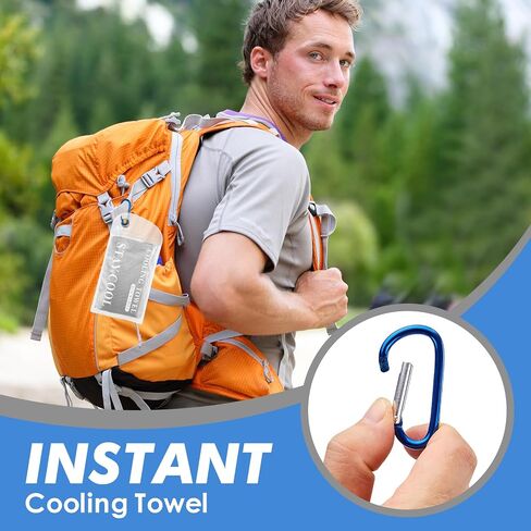 12 Pack Cooling Towels Bulk (47"x12") for Neck and Face, Ice Towel for Hot Weather, Soft Breathable Cold Towel, Microfiber Towel, Sweat Towel for Yoga, Sports, Workout, Running, Golf, Camping in Saudi Arabia