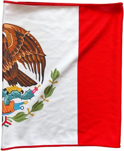 YongColer Mexican Flag Cooling Towel, Chilly Ice Running Golf Sports Gym Workout Towels for Neck Yoga, 12x40 inches in Saudi Arabia