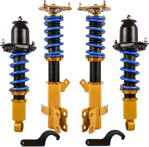 KUIPERAUTO Coilovers Lowering Struts Compatible for 2000-2006 Toyota Celica Front+Rear Shocks Adjustable Height Suspension Coil Spring Strut (Set of 4) in Saudi Arabia