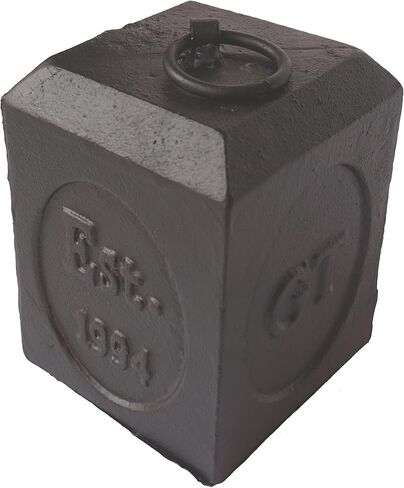 Lulu Decor, Cast Iron Door Stop, Door Stopper, Doorstops (Square 5.20 lbs) in Saudi Arabia