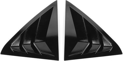 Linskip Window Louvers Trim Compatible with 2011-2023 Chrysler 300, Rear Door Quarter Air Vent Cover for 300 Exterior Accessories(Black) in Saudi Arabia