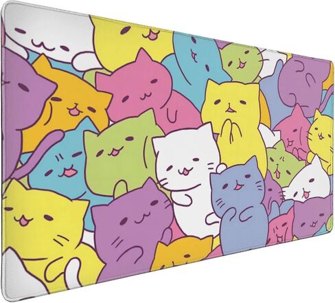 Pink Kawaii Girly Gaming Mouse Pad, Cute Long Extended XXL Desk Mat, Extra Large Mousepad Girl Keyboard Pads for Work Game Office Home, 35.4'' X 15.7'' in Saudi Arabia