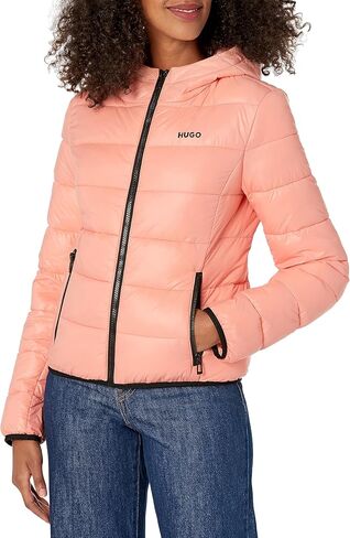 HUGO Women's Lightweight Hooded Puffer Jacket in Saudi Arabia