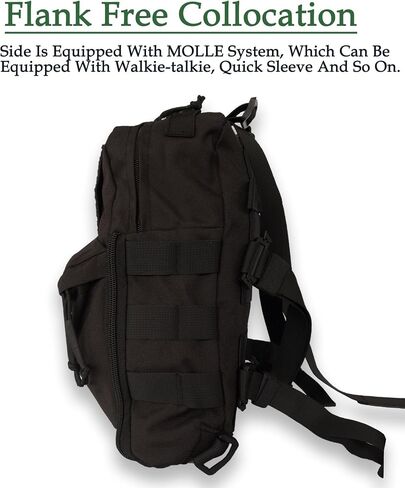 مجموعة GEEDUD التكتيكية الصغيرة MOLLE مجموعة الترطيب في الهواء الطلق حزمة حامل المثانة المائية لحقيبة الظهر سترة in Kuwait