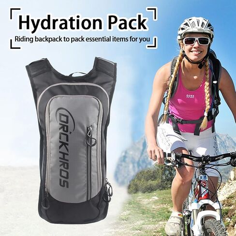Hydration Pack,Large Capacity Backpack,Lightweight Hydration Backpack for Men Women,Hydration Backpack with 2L Water Bladder for Hiking,Running,Cycling,Climbing,Camping in Saudi Arabia