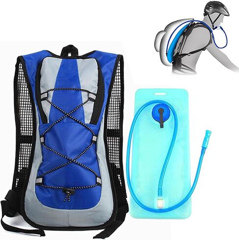 Hydration Pack,Large Capacity Backpack,Lightweight Hydration Backpack for Men Women,Hydration Backpack with 2L Water Bladder for Hiking,Running,Cycling,Climbing,Camping in Saudi Arabia