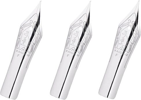 3 PCS Kaigelu Fountain Pen Nibs Spare EF/F/M Size, 6 Size in Saudi Arabia