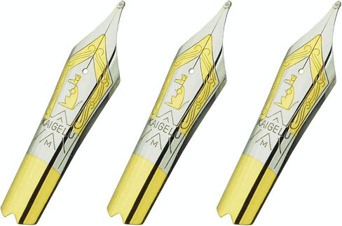 3 PCS Kaigelu Fountain Pen Nibs Spare EF/F/M Size, 6 Size in Saudi Arabia