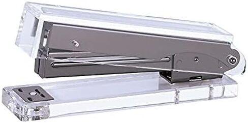 Clear Acrylic Desktop Stapler for Office, School, Home, Fits Standard Staples (Rose Gold) in Saudi Arabia