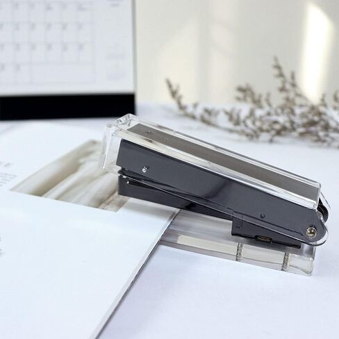 Clear Acrylic Desktop Stapler for Office, School, Home, Fits Standard Staples (Rose Gold) in Saudi Arabia