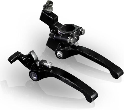 كليو 78 "22 مللي متر أسود كروم مخلب الفرامل ليفر للدراجات النارية المقود 110cc 125cc 140cc TTR 125cc SSR Xmotos أبولو 125 حفرة الترابية دراجة نارية in Kuwait