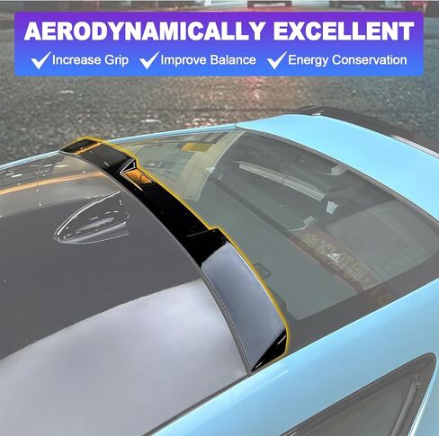 Roof Spoiler for 2023 Honda Accord Roof Spoiler Rear Back Window Spoiler Car Spoiler Wing for 2023 2024 Honda Accord 11th Ge Accessories,Black in Kuwait