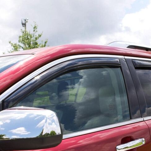 Auto Ventshade [AVS] In-Channel Ventvisor / Rain Guards | Fits 2011 - 2015 Kia Optima- Smoke, 4 pcs. | 194973 in Saudi Arabia
