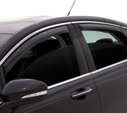 Auto Ventshade [AVS] In-Channel Ventvisor / Rain Guards | Fits 2011 - 2015 Kia Optima- Smoke, 4 pcs. | 194973 in Saudi Arabia