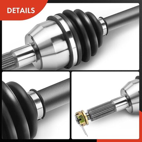 A-Premium Pair (2) Rear CV Axle Shaft Assembly Compatible with Polaris ACE 2016, ACE 500 2018-2019, ACE 570 2016-2017, RZR 570 2012-2020, Sportsman ACE, Driver and Passenger Side, Replace# 1333657 in Saudi Arabia