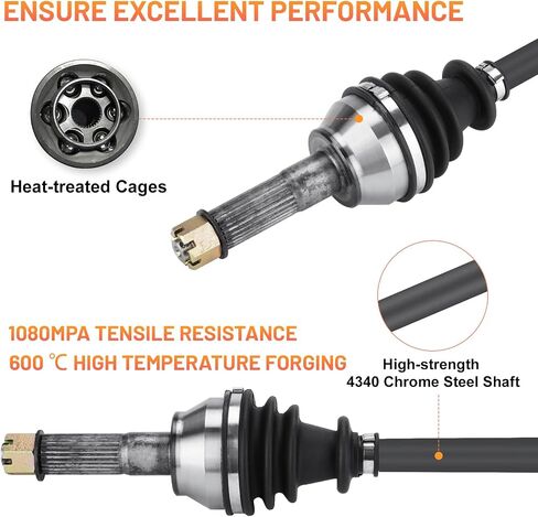 Rear CV Axle with Bearing for Polaris Sportsman 570 Touring X2 SP Trail 2015 2016 2017 2018 2019 2020 2021 2022, Sportsman 450 HO 2016-2022 1333275, 1333677, 1334438 ATV Axles & Bearings in Saudi Arabia