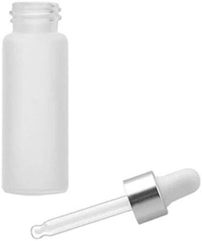 30 قطعة 5 مل زجاجات قطارة متجمدة زجاجات الزيوت العطرية مع قطارة عين زجاجية قوارير عطر زجاجات سائلة لمستحضرات التجميل (فضية) in Kuwait