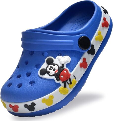 Children's Clogs Cute Cartoon Boys and Girls Garden Shoes Clogs Slippers Toddlers One-Foot Lightweight Beach Pool Sandals in Saudi Arabia