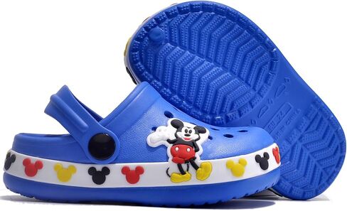 Children's Clogs Cute Cartoon Boys and Girls Garden Shoes Clogs Slippers Toddlers One-Foot Lightweight Beach Pool Sandals in Saudi Arabia