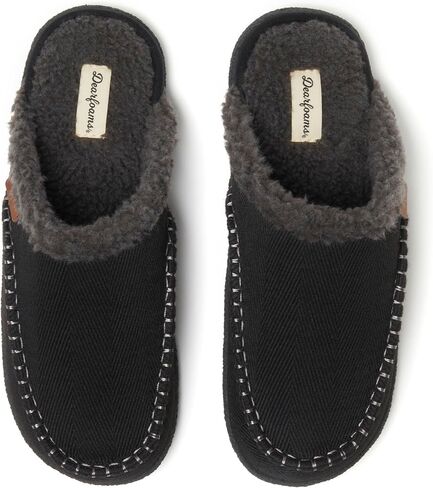 شبشب أحذية رجالي من Dearfoams Matthew Moc Scuff للاستخدام الداخلي والخارجي in Saudi Arabia