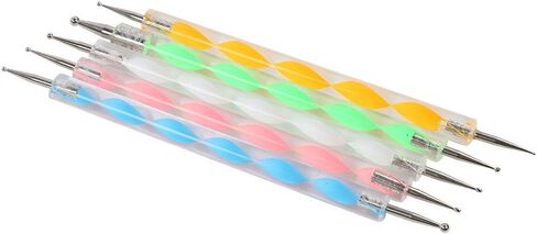 مجموعة تنقيط ماندالا مكونة من 31 قطعة، أدوات تنقيط ماندالا مع استنسل ماندالا وأقلام تنقيط وصينية طلاء وحامل فني صغير in Kuwait