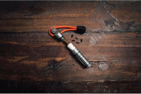 Exotac nanoSPARK Ultra-Compact Fire Starter with One-Handed Operation High-Spark Flint Wheel and Waterproof Storage Compartment Holds quickLIGHT Tinder and Up to 5 Replacement Flints in Kuwait
